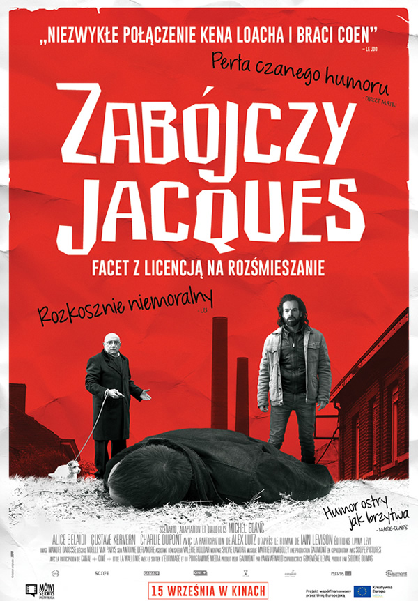 Zabójczy Jacques plakat kinowy, reż. Pascal Chaumeil
